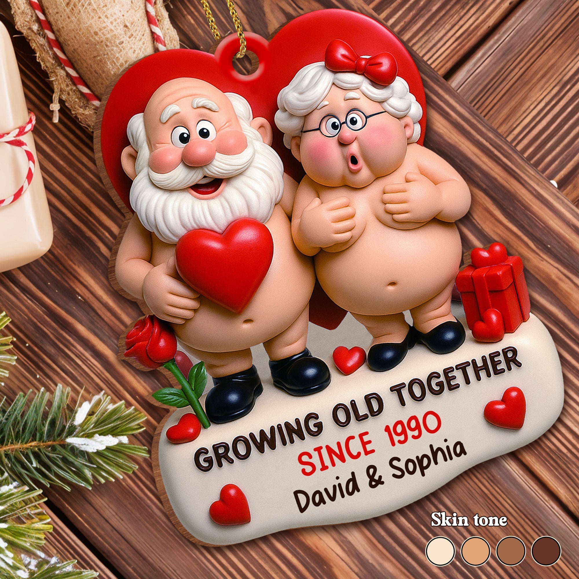 Growing Old Together, Heart And Rose