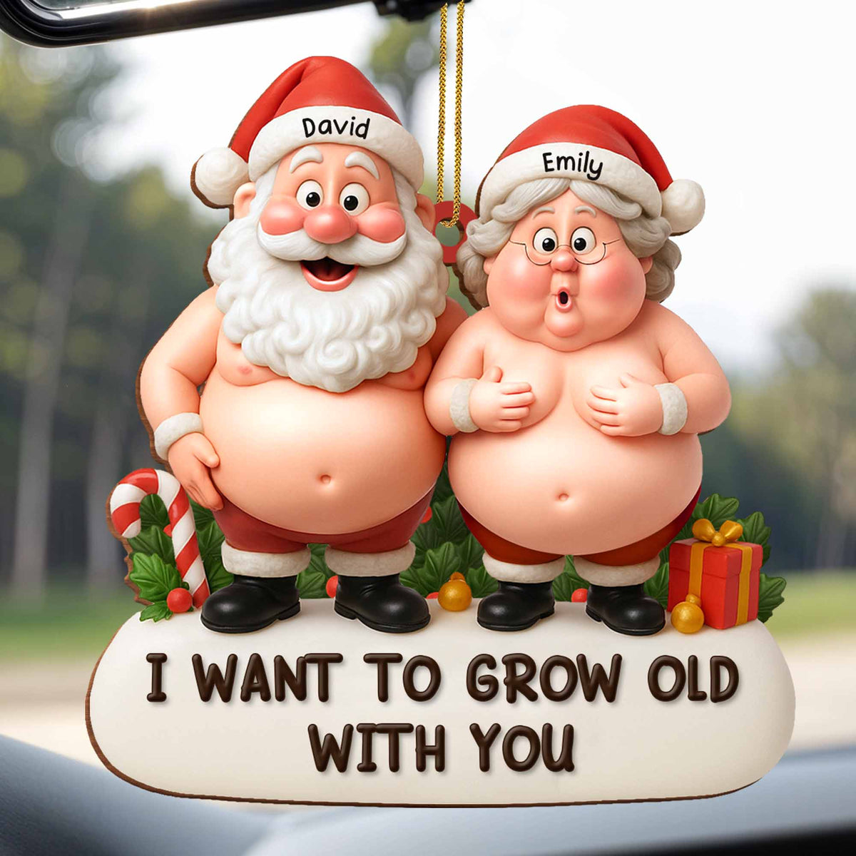 I Want To Grow Old With You Featuring Santa And Mrs. Claus