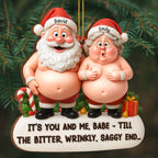 It's You And Me, Santa And Mrs. Claus Ornament