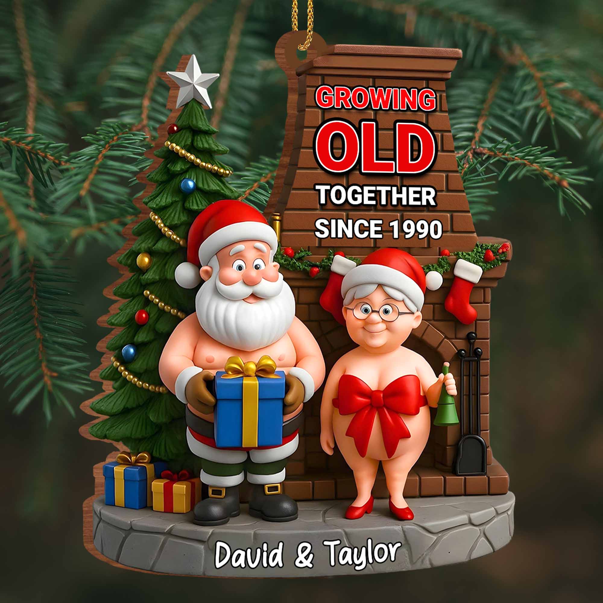 Growing Old Together With Santa And Mrs. Claus
