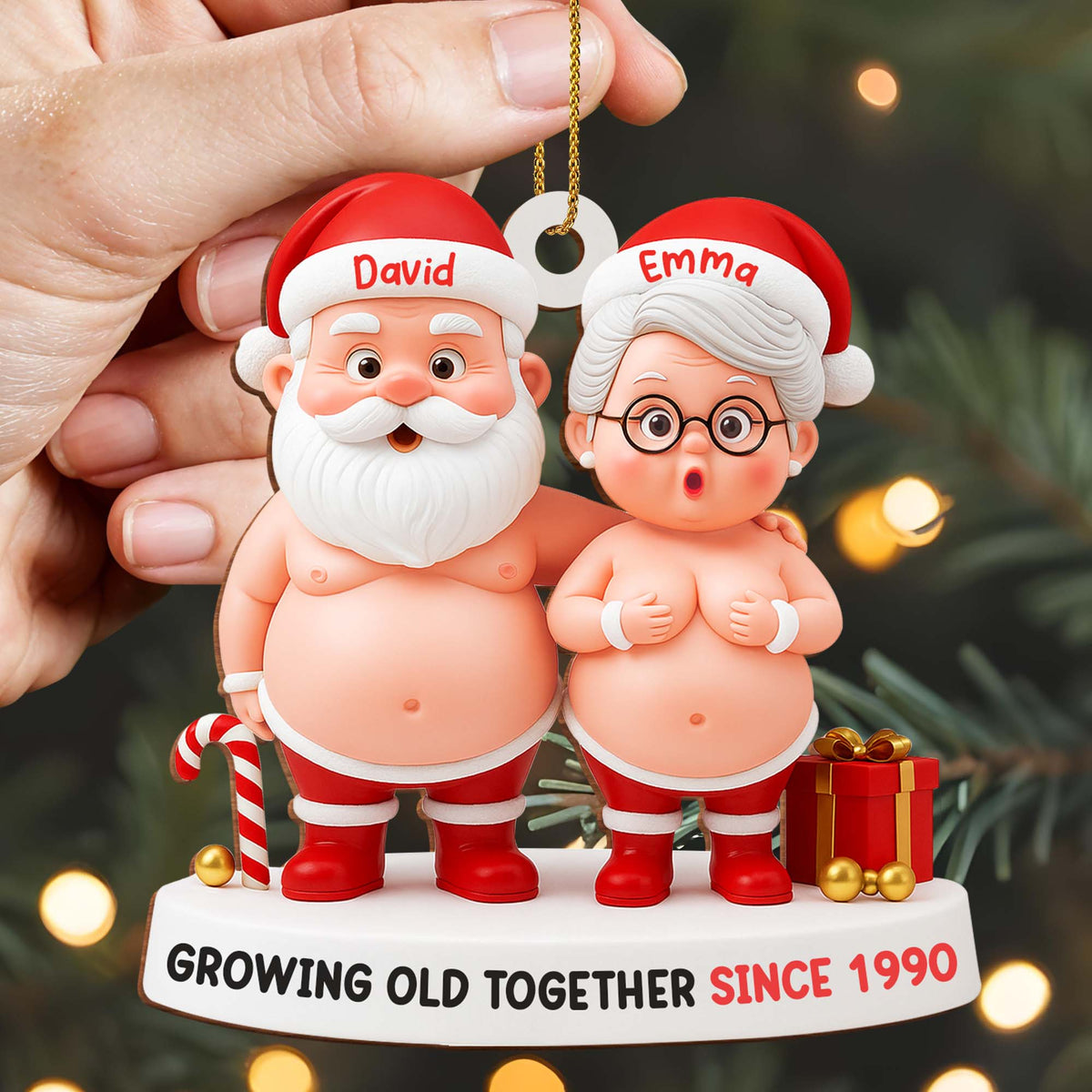 Growing Old Together With Santa And Mrs. Claus