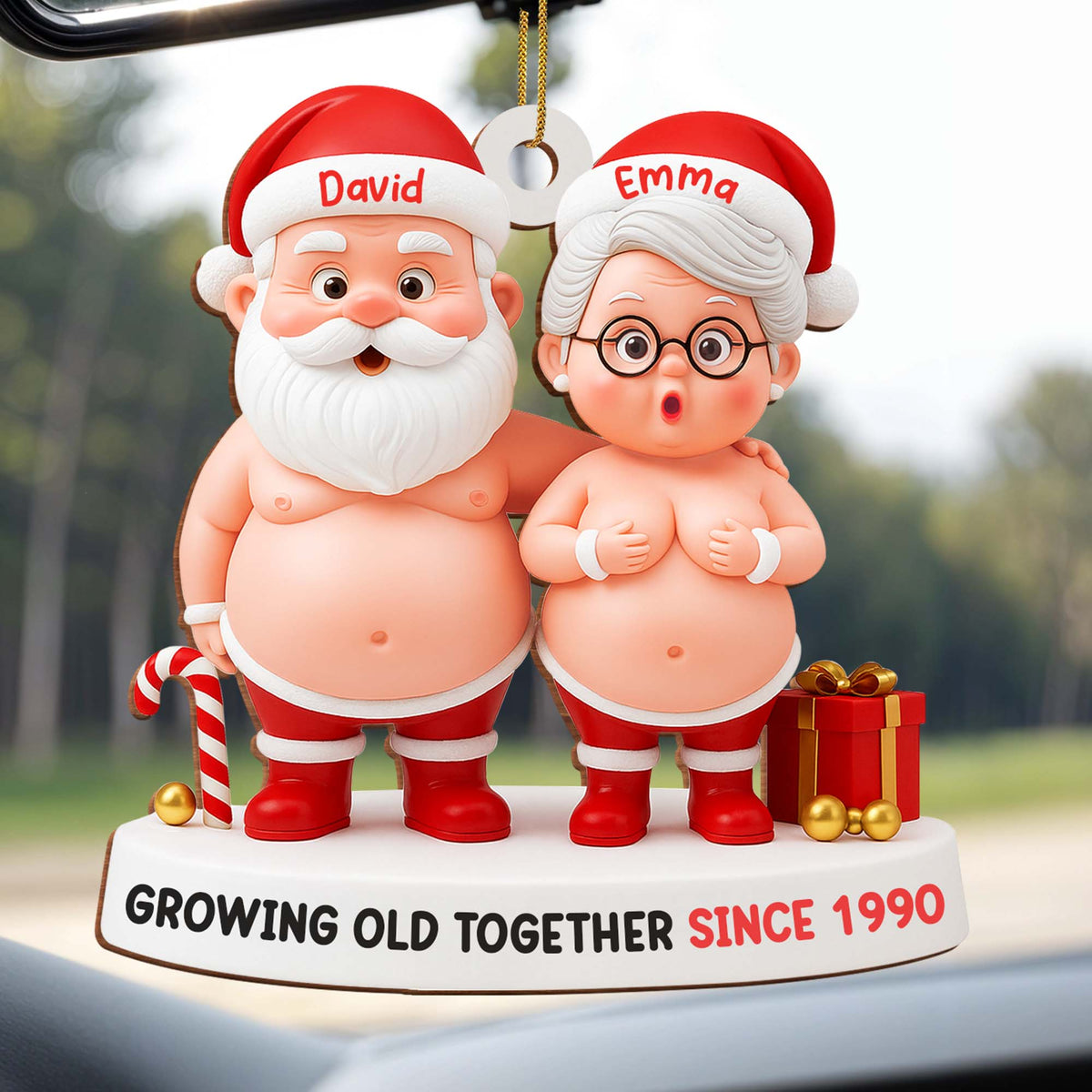 Growing Old Together With Santa And Mrs. Claus