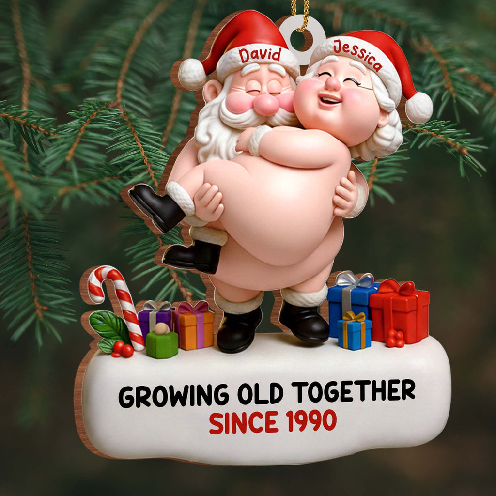 Growing Old Together, Santa Hats and Presents