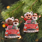 Growing Old Together, Elderly Couple And Holiday Car