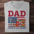 DAD Fixer of All Things, Tools and American Flag