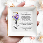 Family Isn't Always Blood Personalized Dish - Personalized Custom Jewelry Dish - DAU042_SCRD