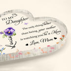 To My Daughter Love From Mom Featuring Flowers And Butterflies