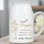 Mother To Daughter Love And Flowers Emotional Message
