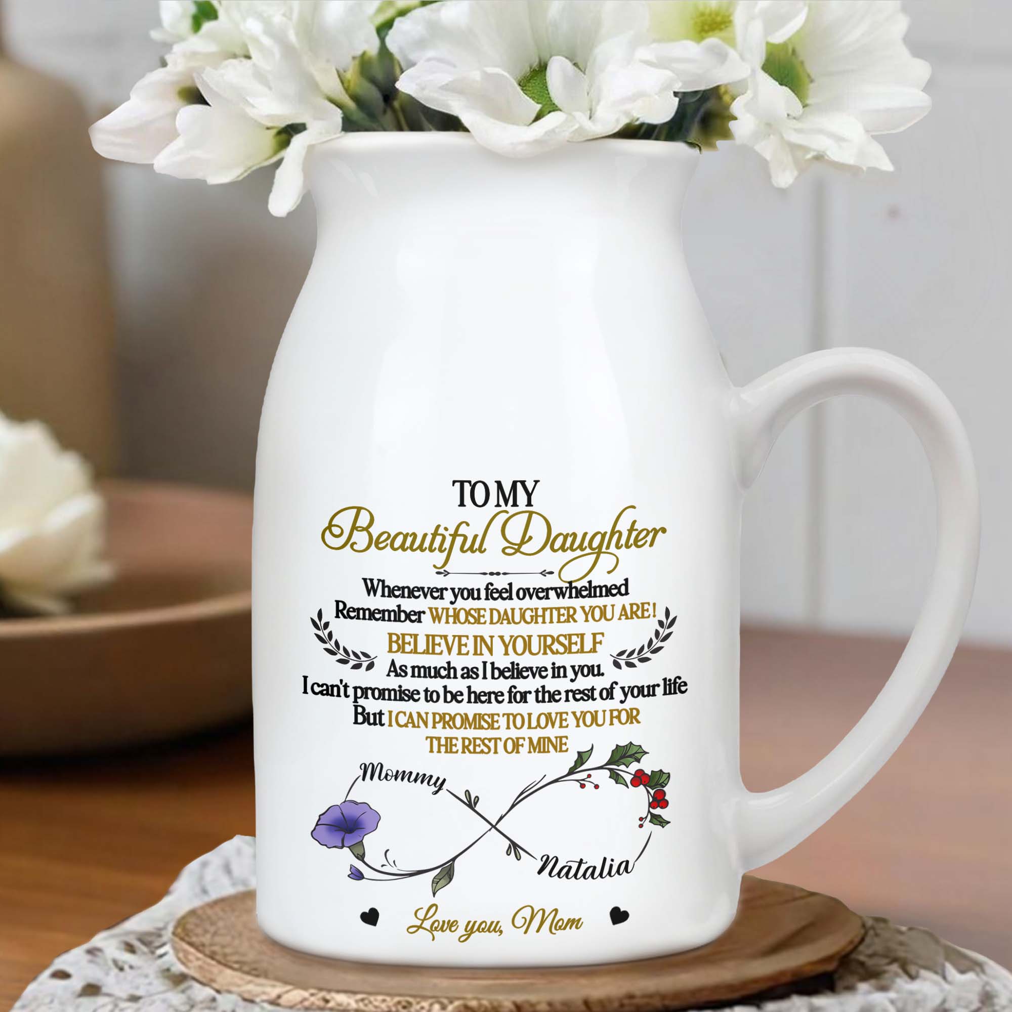 To My Beautiful Daughter, Whenever You Feel Overwhelmed, Flowers and Branches