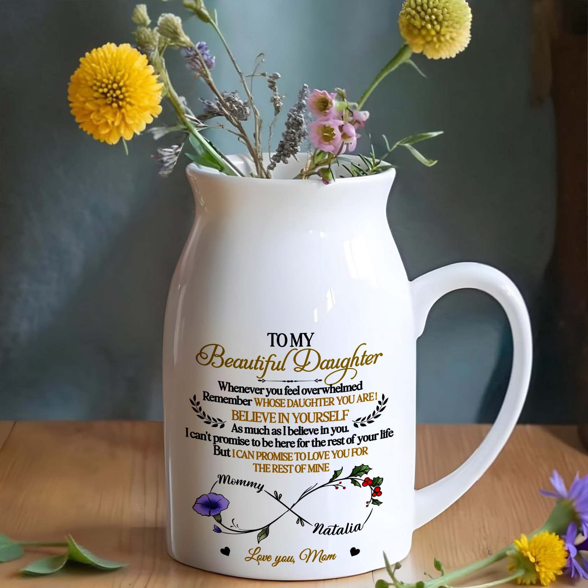 To My Beautiful Daughter, Whenever You Feel Overwhelmed, Flowers and Branches