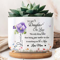 TO MY Daughter In Law, The Only Thing Better, Pansy Flowers And Butterflies