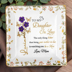 Watching You Be A Mom, Flowers And Butterflies Dish