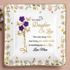 Watching You Be A Mom, Flowers And Butterflies Dish