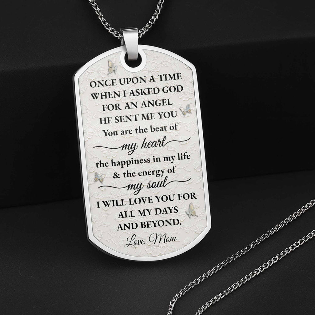 To My Daughter, Rose And Butterflies Love Message