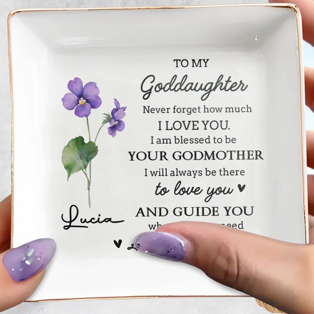 To My Goddaughter Love Blessings From Your Godmother
