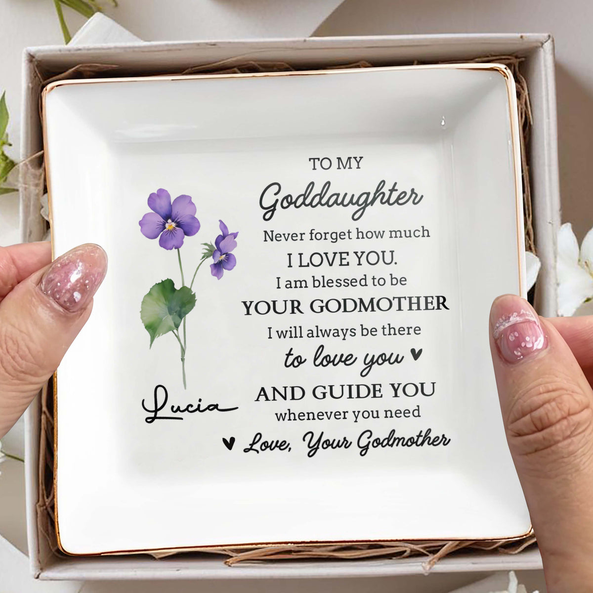 To My Goddaughter Love Blessings From Your Godmother