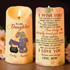 To My Daughter, Love Mom, Flowers