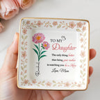 To My Daughter, Love From Mom, Beautiful Floral Design