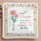 To My Daughter, Love From Mom, Beautiful Floral Design