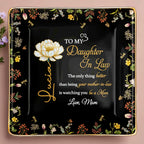 To My Daughter In Law, Love From Mom, Floral Design