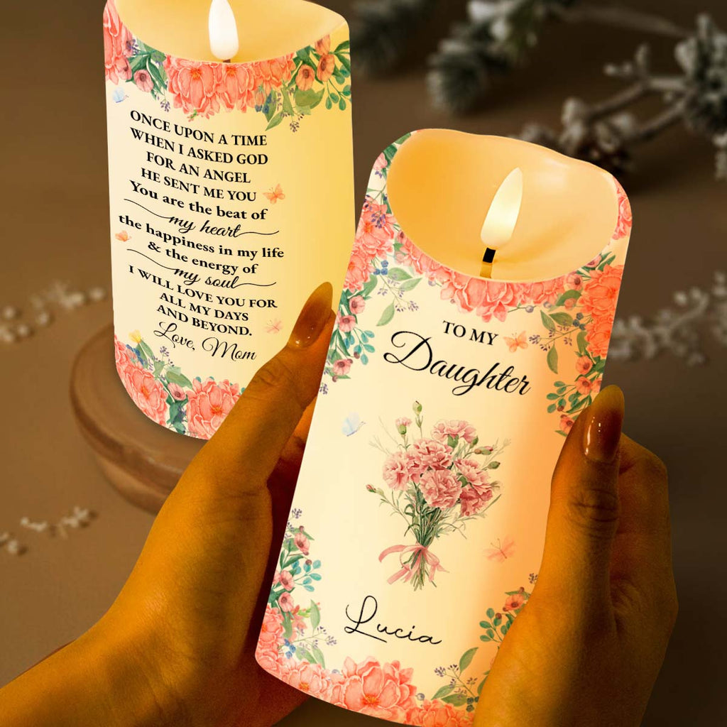 To My Daughter With Beautiful Floral Design