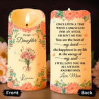 To My Daughter With Beautiful Floral Design
