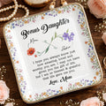 Bonus Daughter I Hope You Always Know Floral Infinity Jewelry Dish