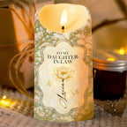To My Daughter-In-Law, Gift of Life, Flowers and Butterfly Design