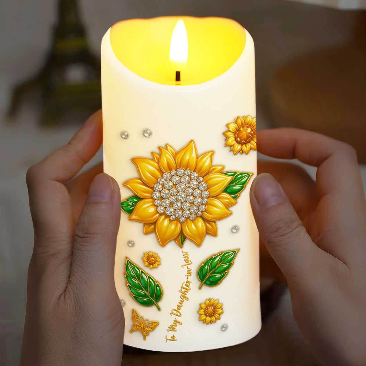 To My Daughter-In-Law, Sunflower And Butterfly Design