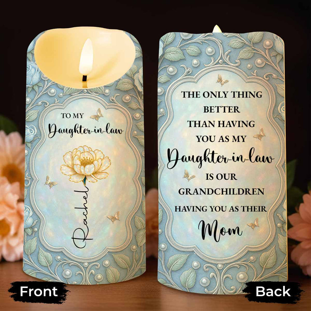 To My Daughter-In-Law, Flowers And Butterflies