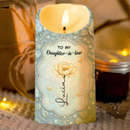 To My Daughter-In-Law, Floral Heart Design