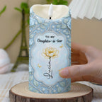 To My Daughter-In-Law, Floral Heart Design