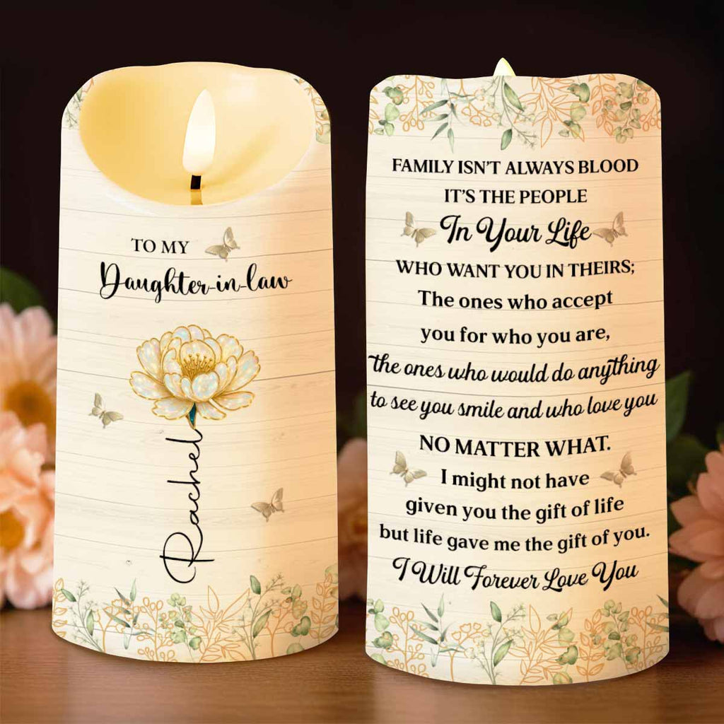 To My Daughter-in-Law, Love Forever With Butterflies And Flowers