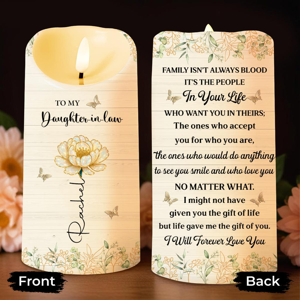 To My Daughter-in-Law, Love Forever With Butterflies And Flowers