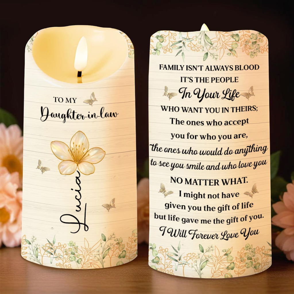 To My Daughter-in-Law, Love Forever With Butterflies And Flowers