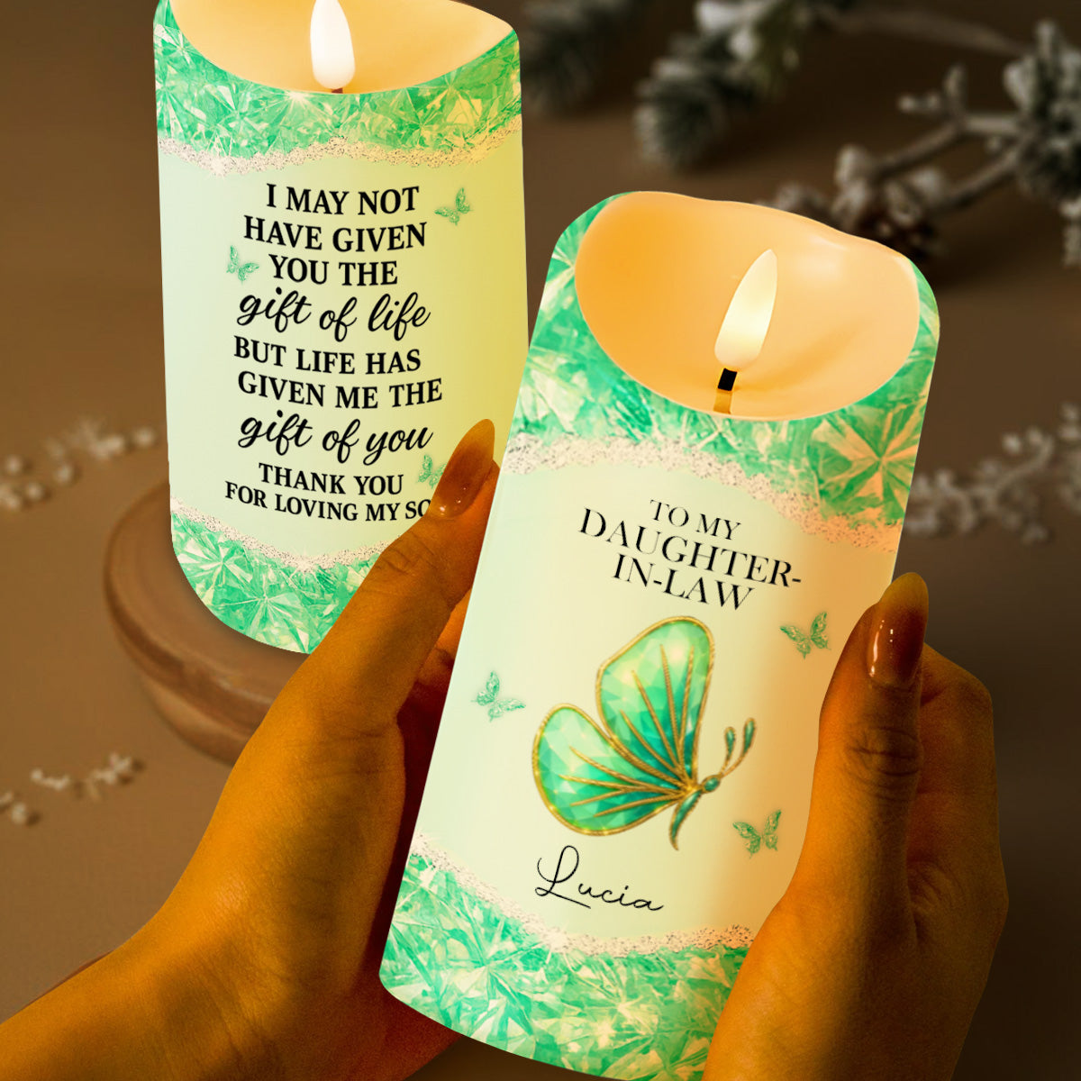 To My Daughter-In-Law, Loving Gift With Butterfly And Flowers