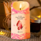 To My Daughter-In-Law, Loving Gift With Butterfly And Flowers
