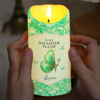 To My Daughter-In-Law, Loving Gift With Butterfly And Flowers