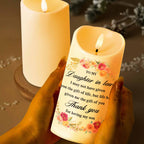 To My Daughter In Law, Thank You For Loving My Son, Flowers