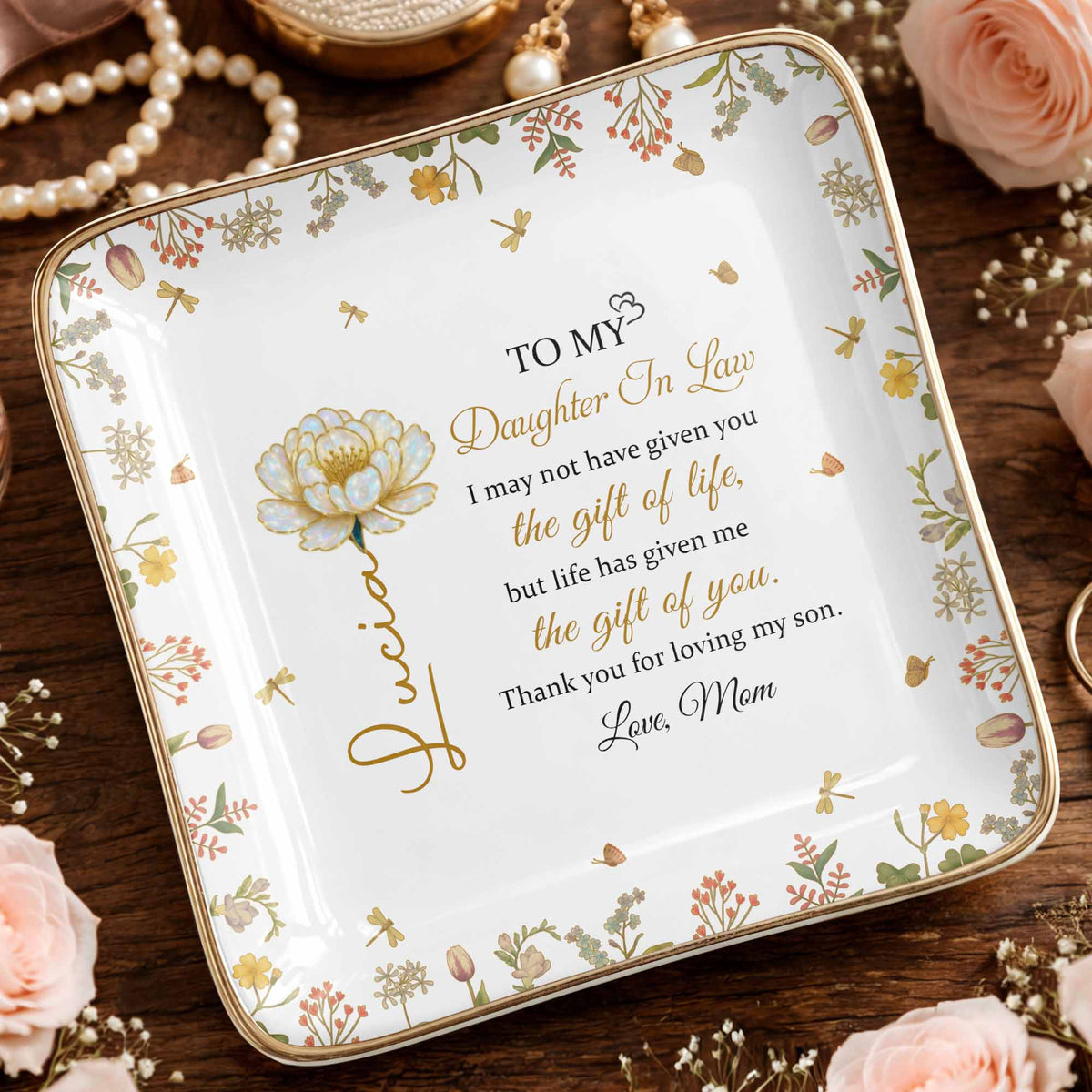 To My Daughter In Law, Flowers and Love