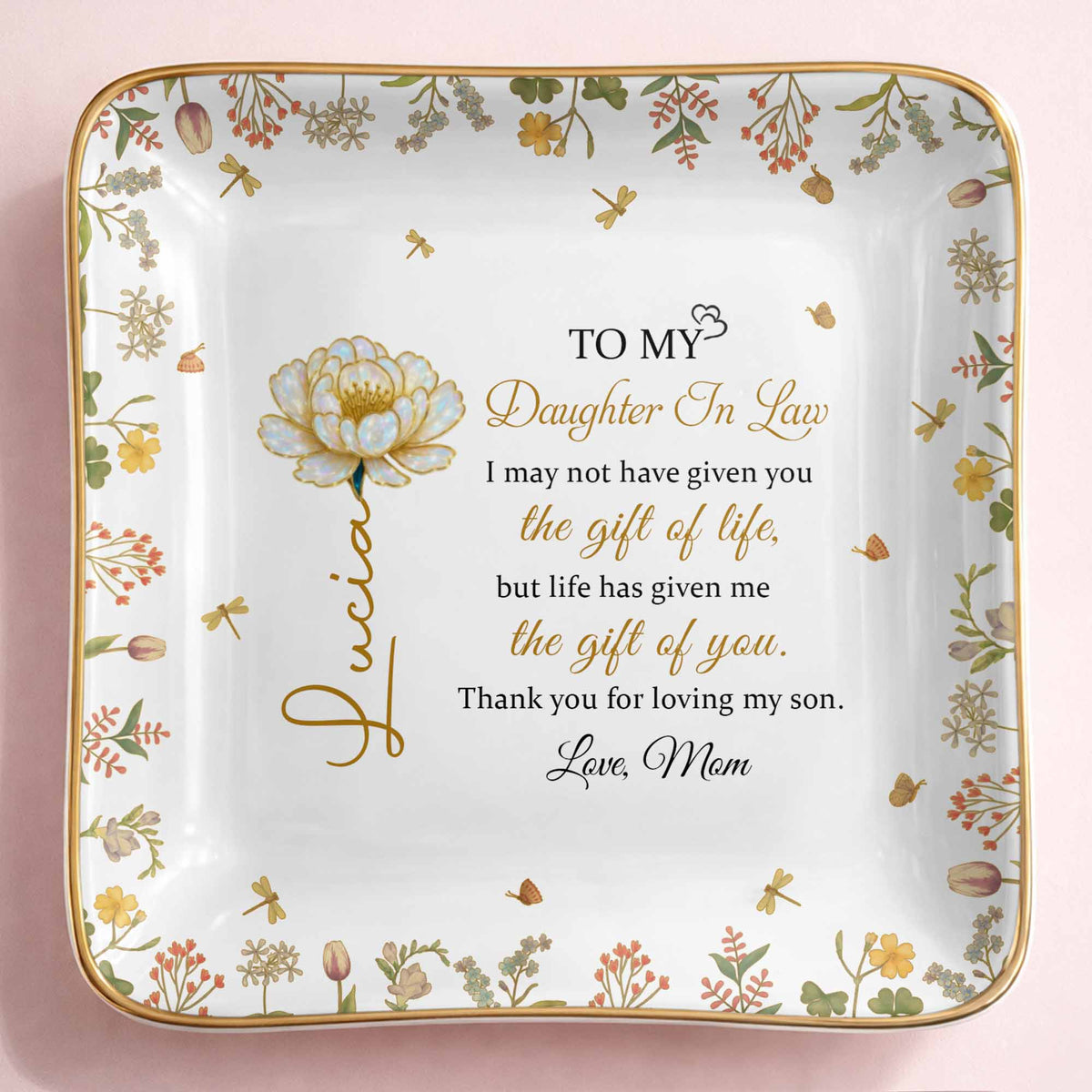 To My Daughter In Law, Flowers and Love