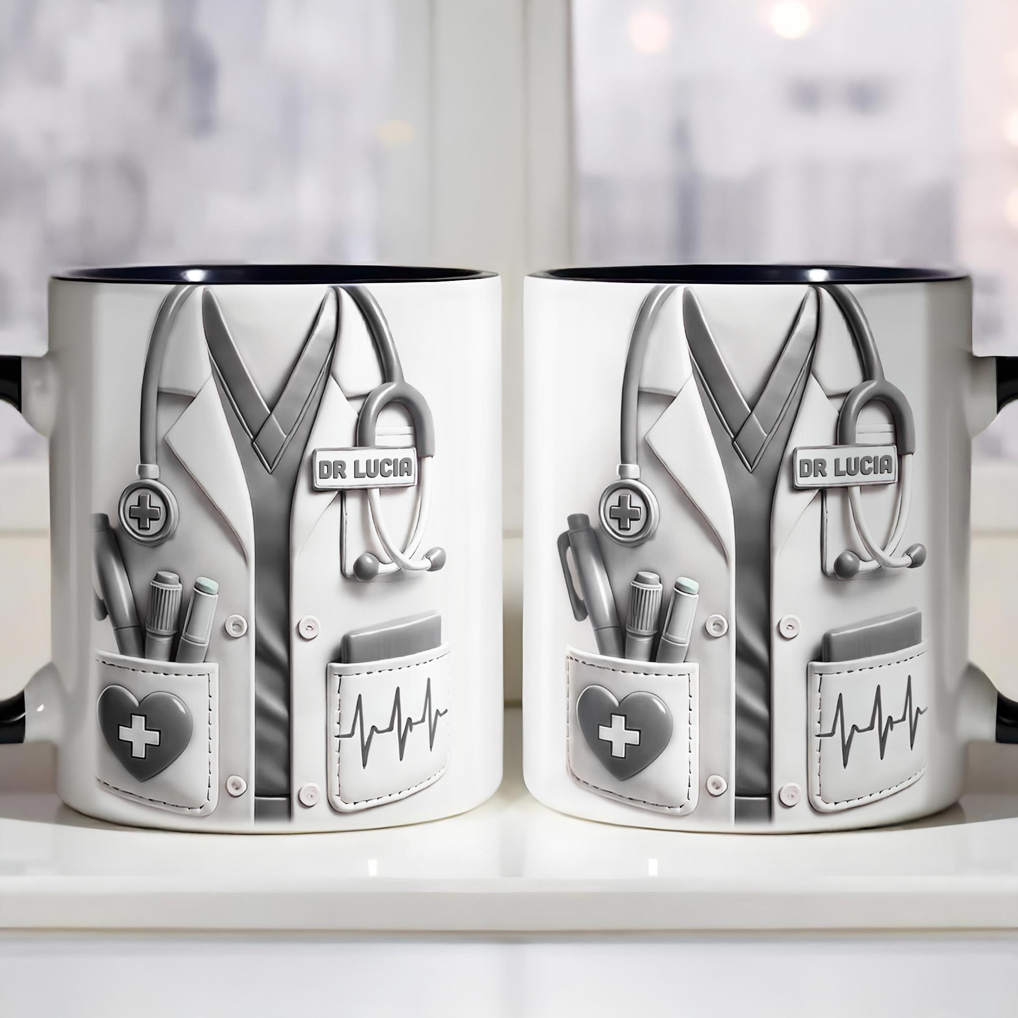 Celebrate The Dedication And Care Of Medical Professionals, Stethoscope, Medical Lab Coat