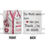The World Needs More Doctors Like You, Thank You So Much, Medical Uniform and Tools - Personalized Custom Coffee Mug - DOC015_MG