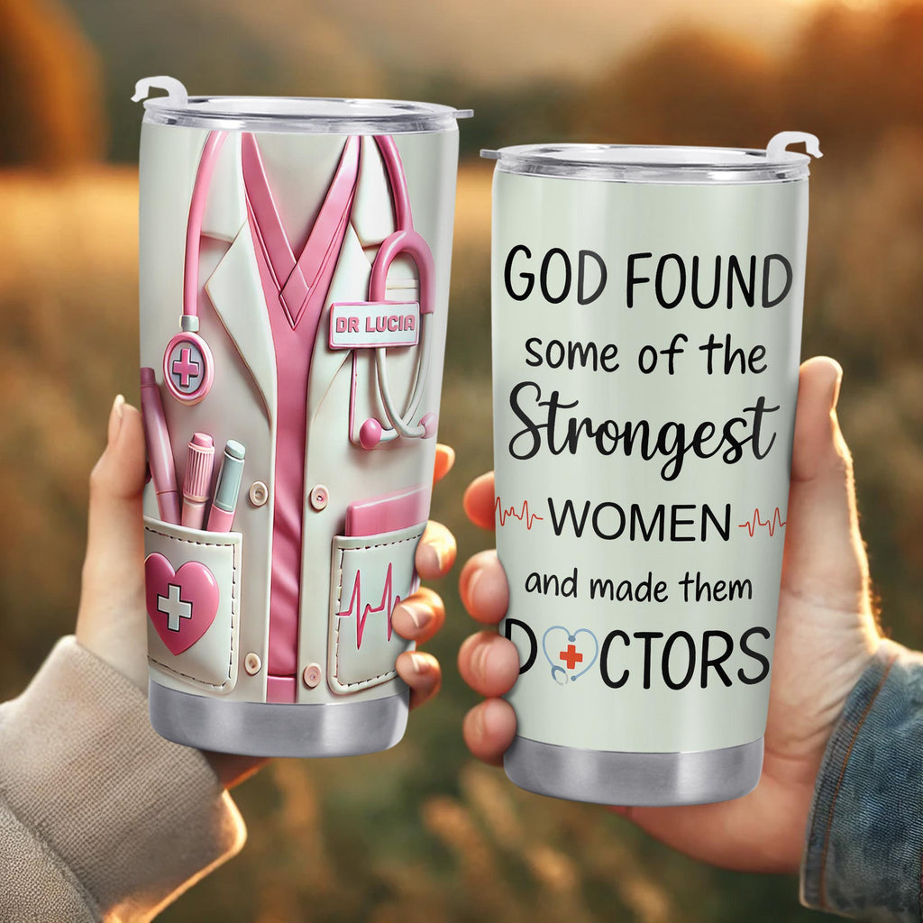 God Found Some Of The Strongest Women And Made Them Doctors, Stethoscope, Medical Coat