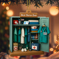 Best Nurse Ever With Nurse Uniform And Medical Equipment