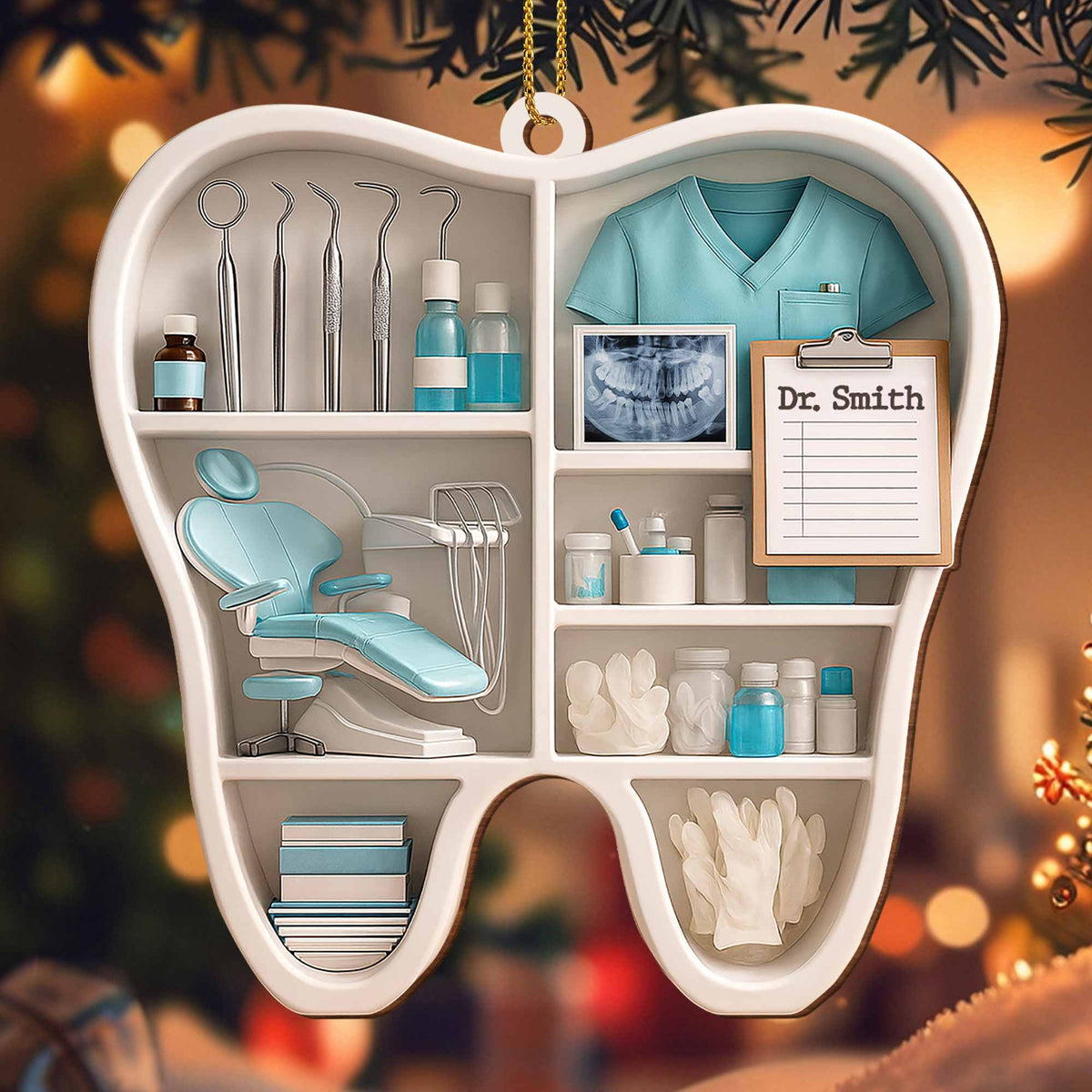 Celebrate A Special Dentist With A Customized Ornament