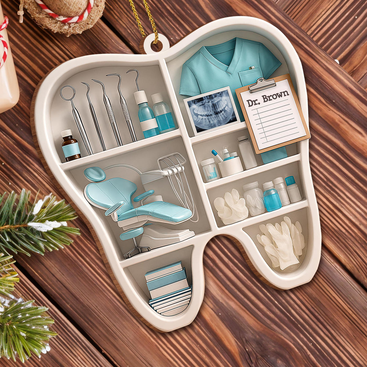 Celebrate A Special Dentist With A Customized Ornament