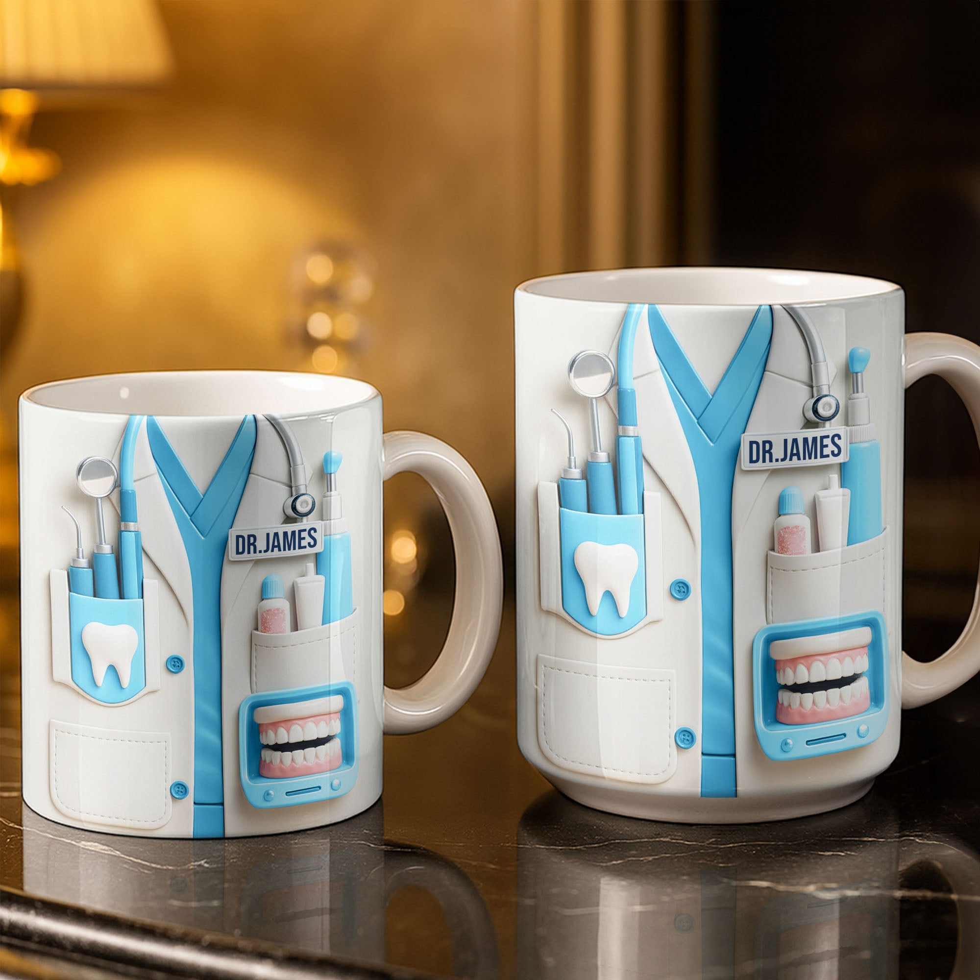 Customize With Name and Title, Dental Tools Design