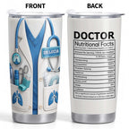 Doctor Nutritional Facts Lab Coat And Stethoscope Healthcare Gift