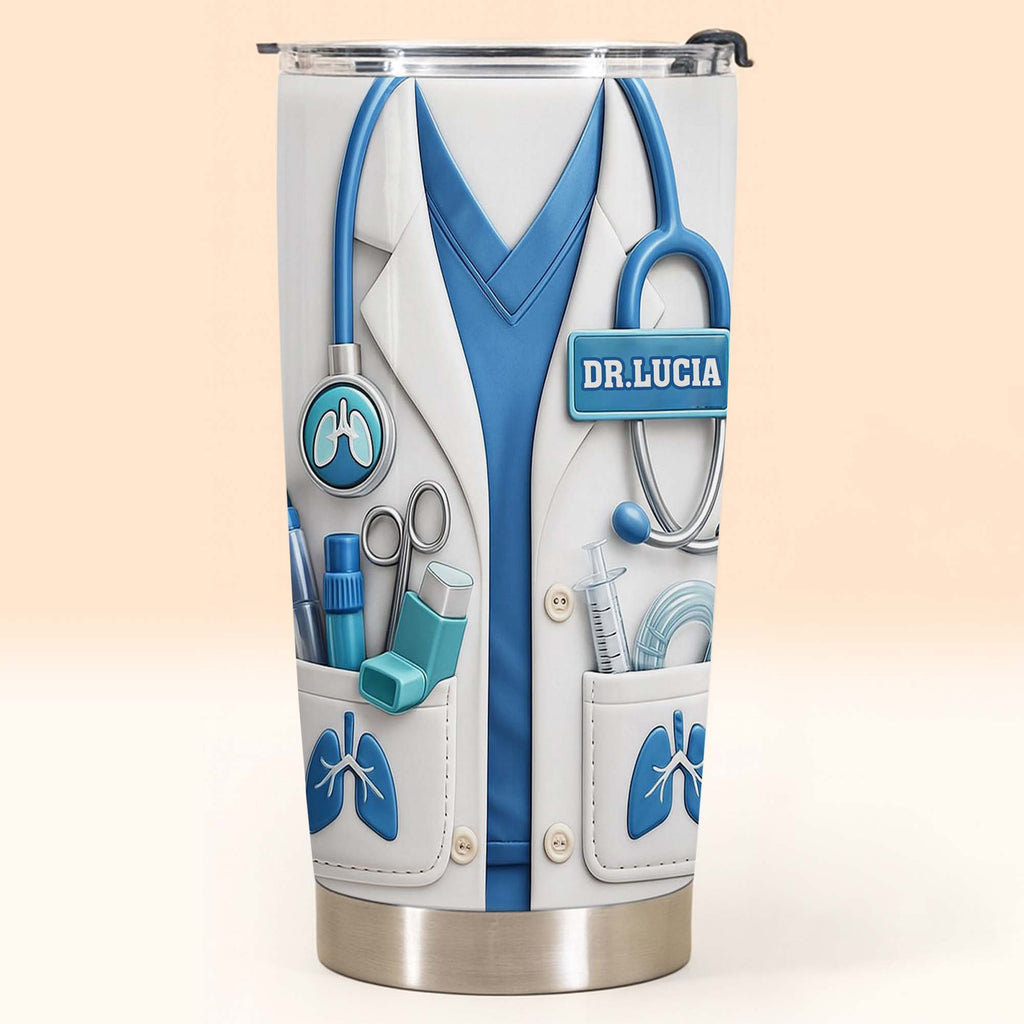 Doctor Nutritional Facts Lab Coat And Stethoscope Healthcare Gift